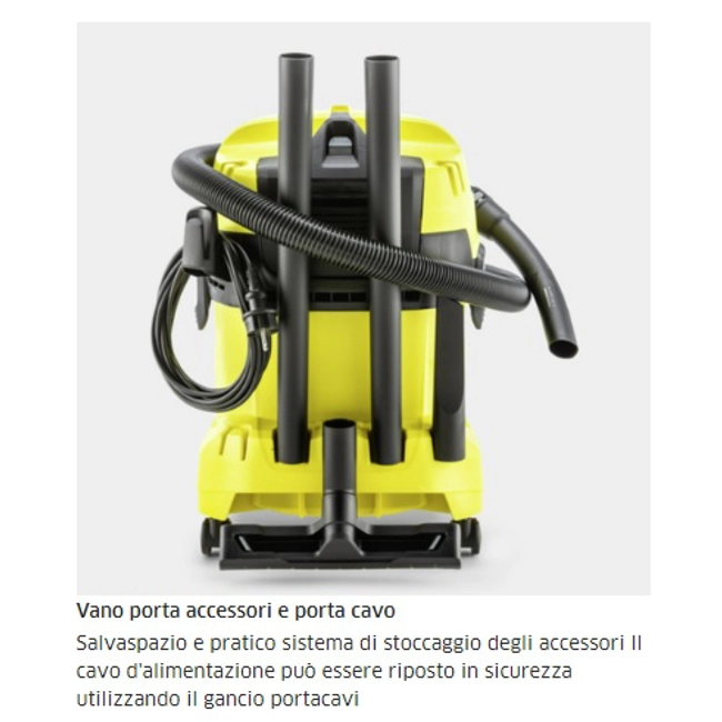 Vendita online Aspirapolvere e aspiraliquidi WD 4 V-20/5/22